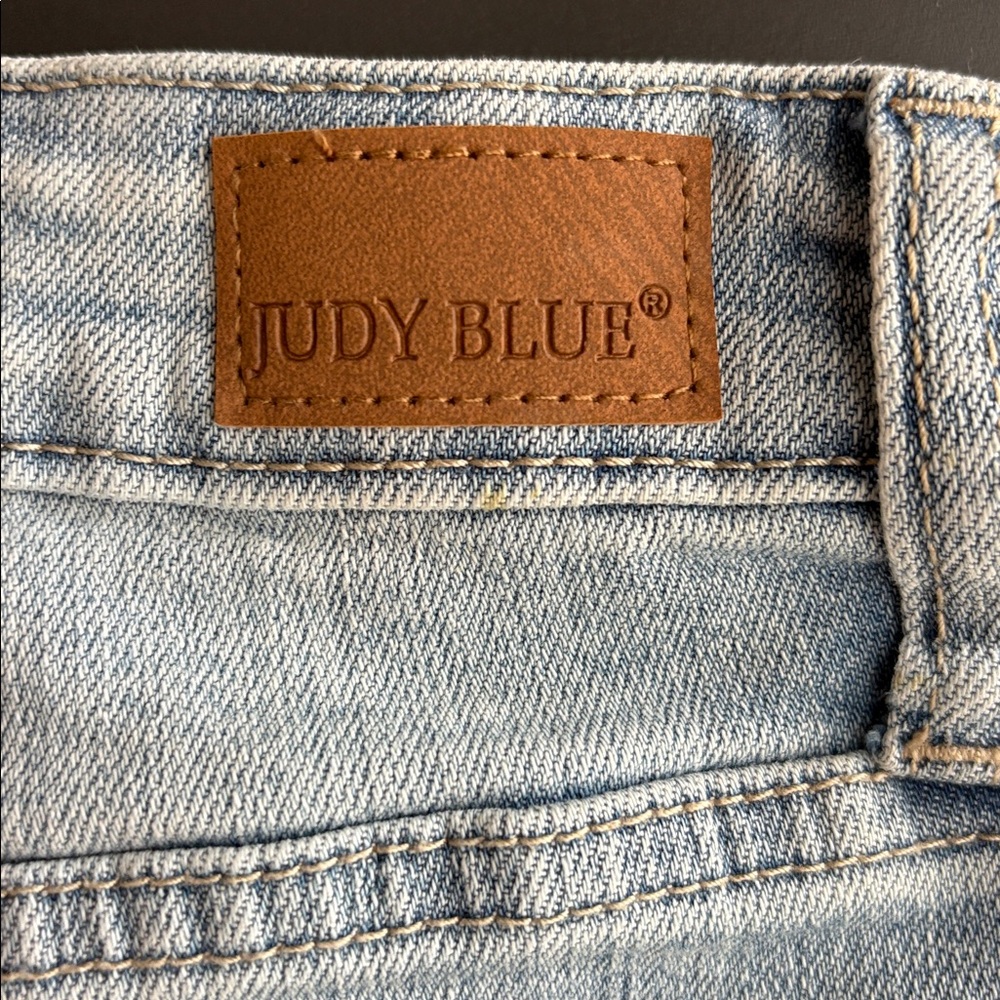 Judy Blue Star Embroidered Jeans High Waist Skinny Fit Size 5/27 - Picture 10 of 14